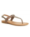 A pop of color spices up the wear-everywhere Dabney sandals by Lucky Brand. Comfortable enough for all-day wear, they feature cute braided straps.