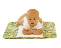 Ah Goo Baby The Plush Pad with Memory Foam, Bloom