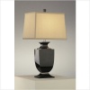 Artemis Accent Black Crystal Cafe Shade Table Lamp