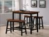 Crown Mark Tyler 4-Piece Counter Height Table Set