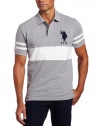 U.S. Polo Assn. Men's Slim Fit Solid Color Block Polo