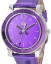 Juicy Couture Women's 1900840 HRH Purple Mirror-Metallic Leather Strap Watch