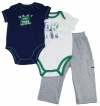 DKNY Baby Boys/Newborn 3pc Short Sleeve Crafted NYC Bodysuits sizes 0-9M