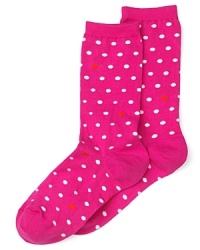 Add some flair with these fun polka dot trouser socks from kate spade.