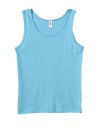 Bella Ladies' 11 Rib Tank Top 1080, Small, Light Aqua