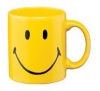 Waechtersbach Smiley Face Mug, Yellow, Set of 4