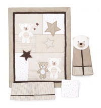 Carter's 4 Piece Crib Bedding Set, Baby Bear