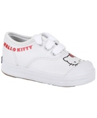 Keep her comfortably on her toes with these darling Hello Kitty® shoes from Keds®.