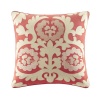 N Natori Samarkand 18x18 Square Pillow Embroidered - Paprika - 18x18