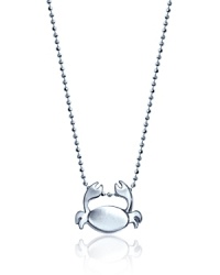 What's your sign? This beautifully rendered Crab pendant necklace will help your stars align in polished sterling silver.