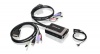 IOGEAR 2-Port USB DVI-D Cable KVM with Audio and Mic GCS932UB (Black)