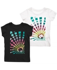 Psych up her look with one of these tees from Nike, with an energizing graphic on front to add a sweet style to her look.