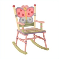 Teamson Kids Girls Rocking Chair - Magic Garden Room Collection