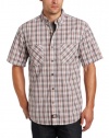 Dickies Men's Short Sleeve Plaid Button Down Shirt