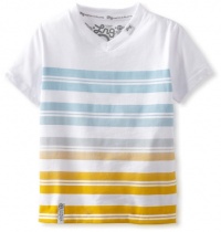 LRG - Kids Boys 2-7 Toddler Rousseau V-Neck Tee, White, 3/Toddler