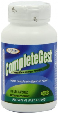 Enzymatic Therapy CompleteGest, Mealtime Enzyme Formula, 180 Capsules