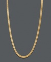 Simple style in rich gold. The perfect addition to your collection, necklace features a Foxtail link chain set in 14k gold. Approximate length: 24 inches.