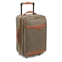 Convenient and on-the-go with two handles so bag can be carried either way. Features wheels and recessed, locking telescoping handle for easy handling and navigation. Expands for more packing room.