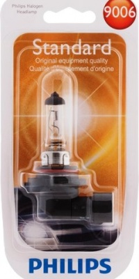 Philips 9006 Standard Halogen Headlight Bulb (Low-Beam), Pack of 1