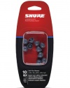 Shure EASFX1-10M Medium Soft Flex Sleeves (10 Included/5 Pair) for SE115, SE315, SE425 & SE535 Earphones (Black)