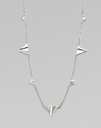 From the Thorn Collection. Long enough to double, this delicate chain sprinkled with shining, spiky thorns combines the elegant and the edgy with great spirit.Sterling silverLength, about 42Lobster claspImported