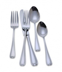 Reed & Barton EveryDay Colby 45-Piece Stainless-Steel Flatware Set, Service for 8