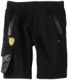 Puma - Kids Boys 2-7 Little Ferrari Bermuda Short, Black, 7