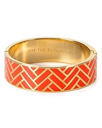 Cool and classic at once, this enameled bracelet from kate spade new york is destined to be the star of your bangle stack.