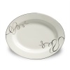 Mikasa Love Story Ribbon Serve Oval Platter