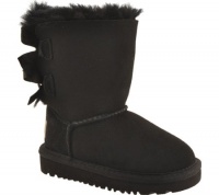 New UGG® Australia Bailey Bow Black 13 Kids Boots