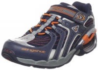 Stride Rite Slingshot S/O Sneaker (Toddler/Little Kid/Big Kid),Navy/Orange,1 W US Little Kid