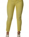 True Religion Women's Brooklyn Corduroy Stretch Fit Skinny Jeans Yellow