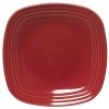 Fiesta 10-3/4-Inch Square Dinner Plate, Scarlet