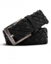 H.E. By Mango Men's Woven Leather Belt - Pedro C