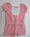 Juicy Couture Romber Terry Girls Pink/white Stripes (18/24  Months)