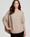 Sumptuous cashmere lends effortless elegance to a boxy Eileen Fisher top for everyday chic.