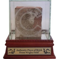 Steiner Sports MLB Chicago Cubs Authentic Piece of Brick from Wrigley Field with Glass Display Case