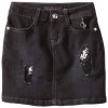 Baby Phat - Kids Girls 7-16 Denim Skirt, Black, 14