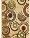 Lyndhurst Ivory/Multi Rug Size: 5'3 x 7'6