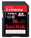 SanDisk Extreme 16 GB SDHC Class 10 UHS-1 Flash Memory Card 45MB/s SDSDX-016G-AFFP