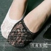 BDS - Women Fashion lace socks (Black) / invisible socks bottoming socks / Foot Cover