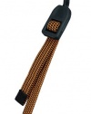 Highland 9414900 Black and Orange Adjustable Fat Strap Bungee Cord