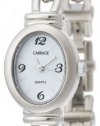 Carriage Women's C3A061 Silver-Tone Oval Case Silver-Tone Stainless Steel Jewelry Bracelet Watch