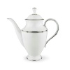 Crafted of Lenox fine bone china accented with 24 karat gold and precious platinum. Dishwasher-safe.