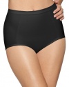 Bali X245 Seamless Extra Firm Control Brief Shaper 2 Pk - Black - M