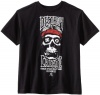 Dc Apparel - Kids Boys 8-20 Skully Straight Shirt, Black, Medium