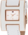 Tommy Hilfiger  Women's 1781153 Fashion White Enamel and Rose Gold  Watch