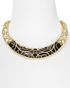 Judith Jack Gold Matrix Collar Necklace, 16