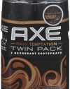 Axe Body Spray, Twin Pack, Dark Temptation, 4Ounce