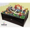 KidKraft Metropolis Train Set on Table With Trundle